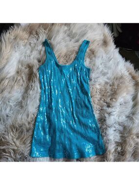 Express Teal Tank Top